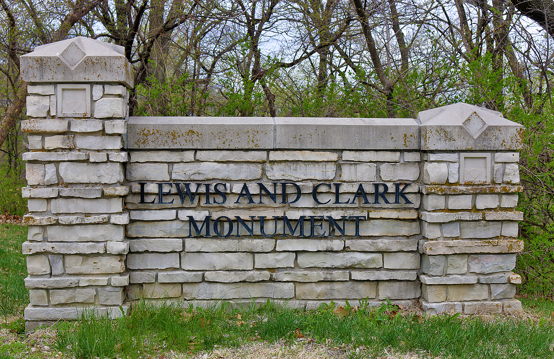 Lewis and Clark Monument Council Bluffs Iowa
