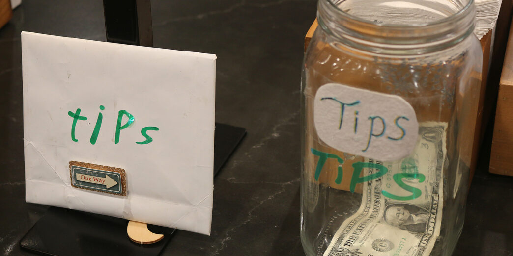 Breakfast attendant tip gratuity