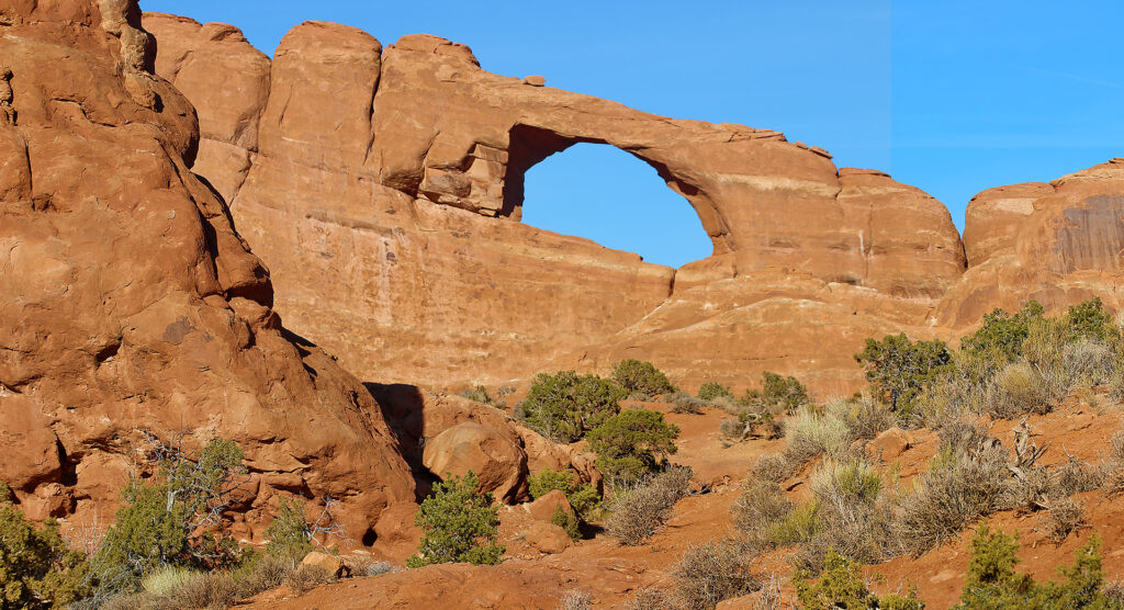 Skyline Arch At Arches National Park