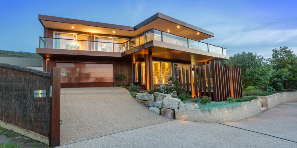 a house with a driveway and a driveway