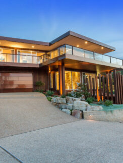 a house with a driveway and a driveway