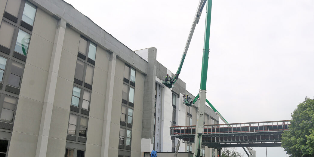 Hampton Inn Evansville construction