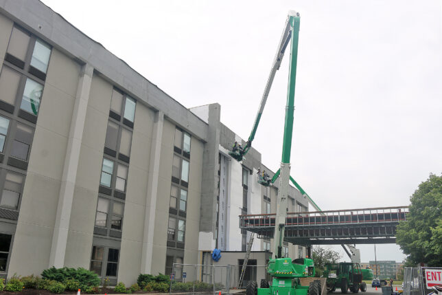 Hampton Inn Evansville construction