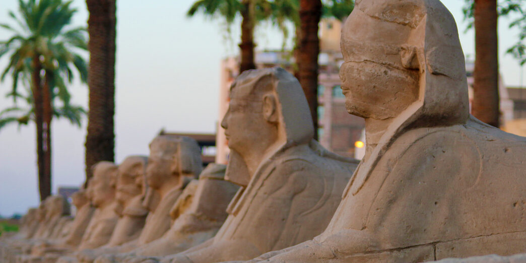 Avenue of Sphinxes Luxor Temple Egypt