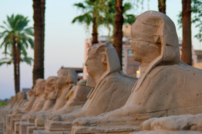 Avenue of Sphinxes Luxor Temple Egypt