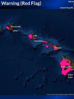 a map of the hawaiian islands