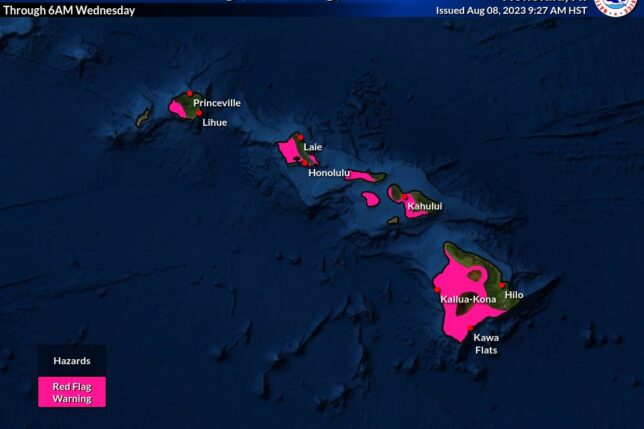 a map of the hawaiian islands