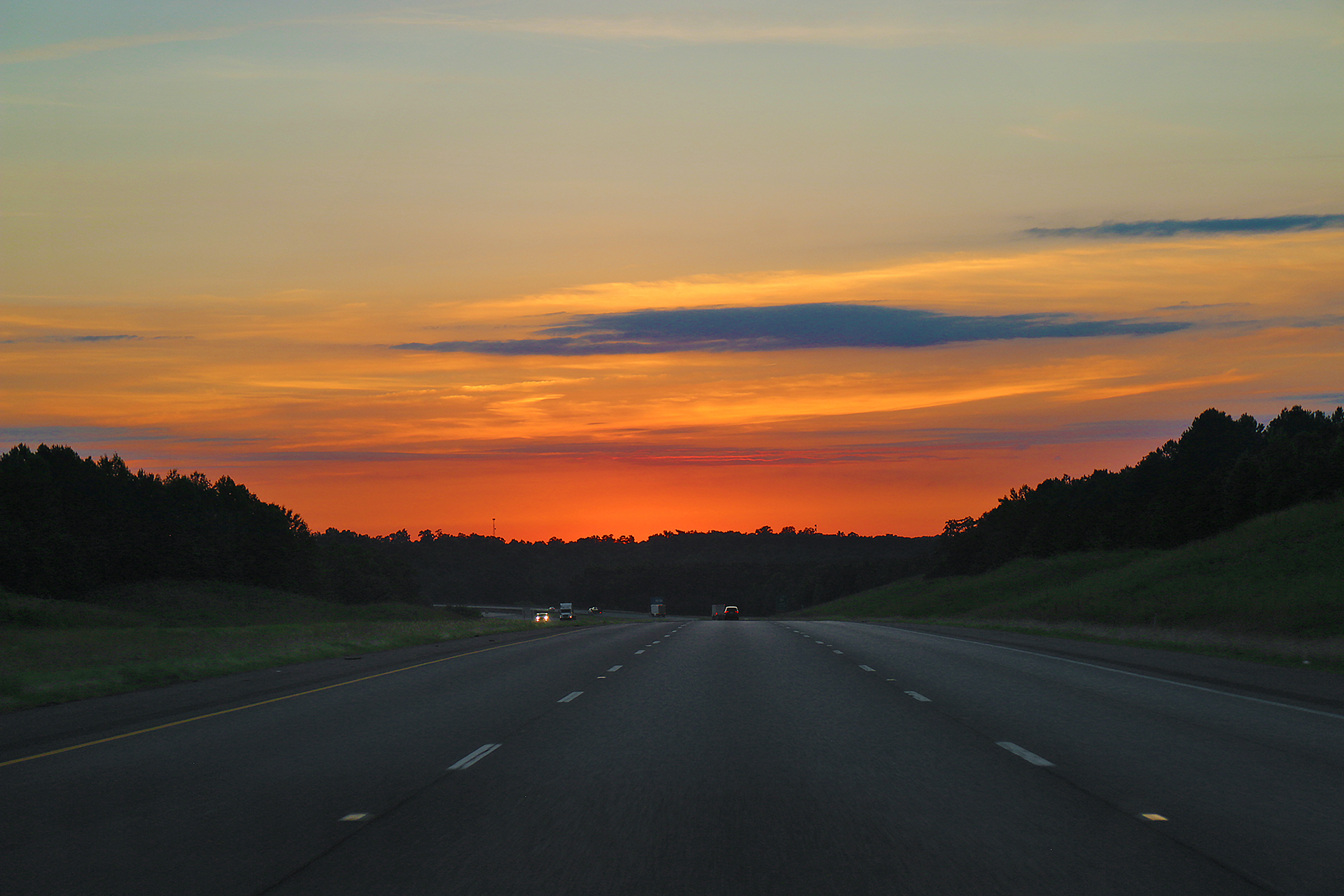 Sunset Interstate 22 Alabama