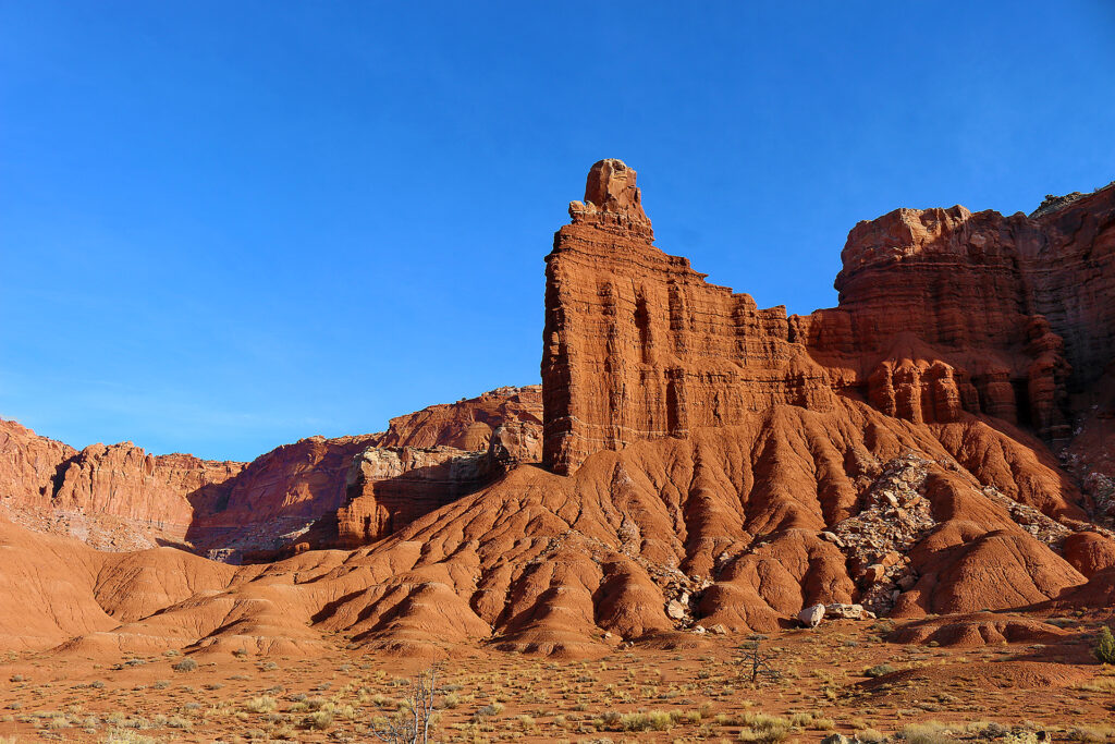 Chimney Rock Trail at Capitol Reef National Park
