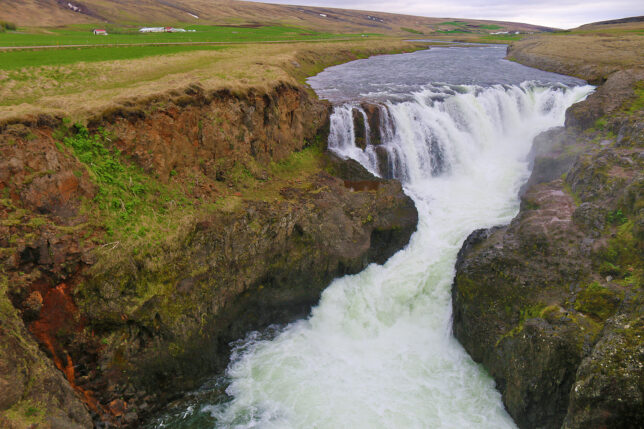 Kolugljúfur Gorge Iceland