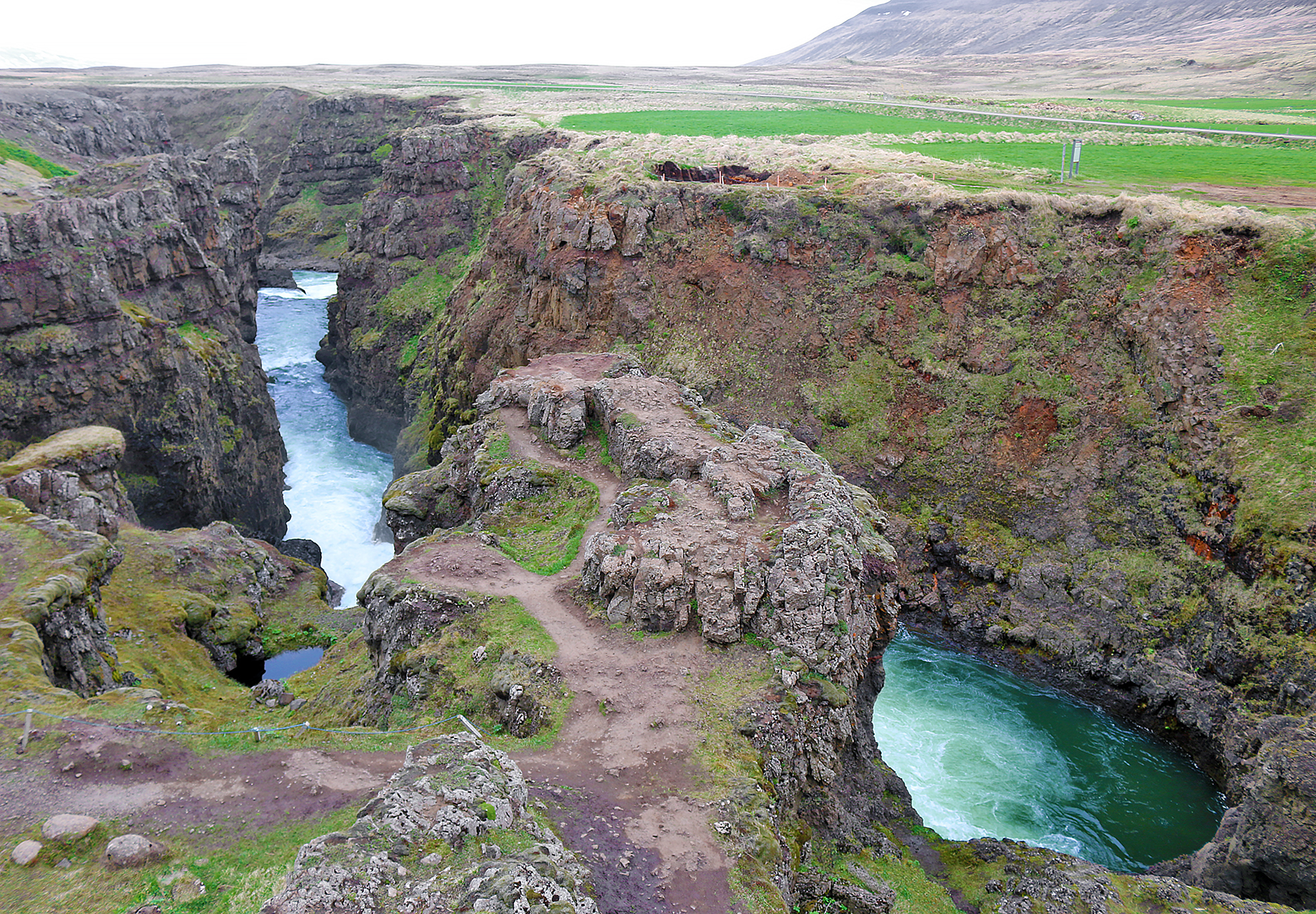 Kolugljúfur Gorge Iceland
