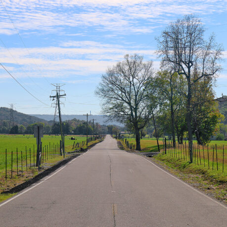 straight rural road Alabama