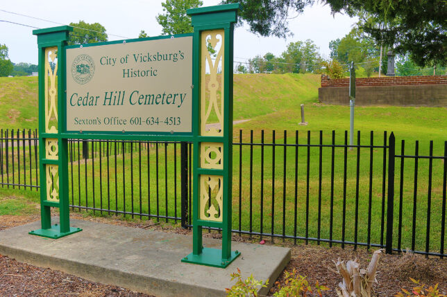 Cedar Hill Cemetery Vicksburg