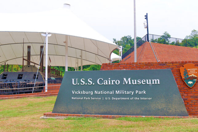 USS Cairo Gunship Vicksburg Mississippi