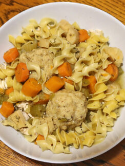 Matzo ball soup