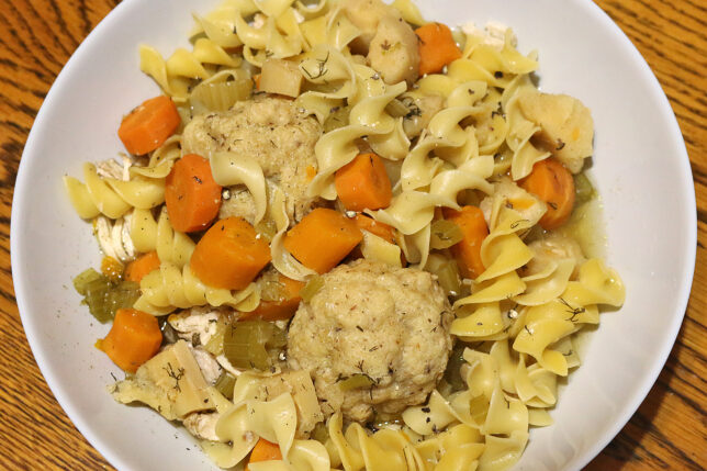Matzo ball soup