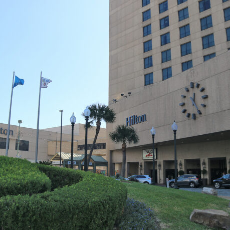 a building with a clock on the front