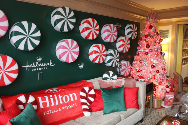 Hilton New York Times Square Hallmark Christmas