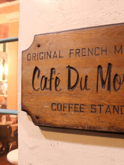 a sign on a wall