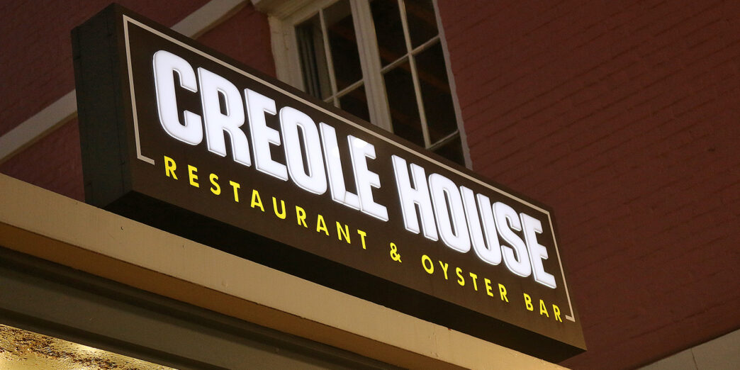 a sign on a building