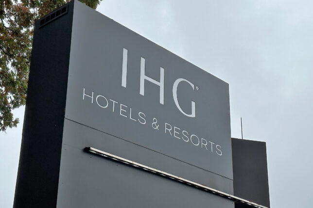 a sign on a building