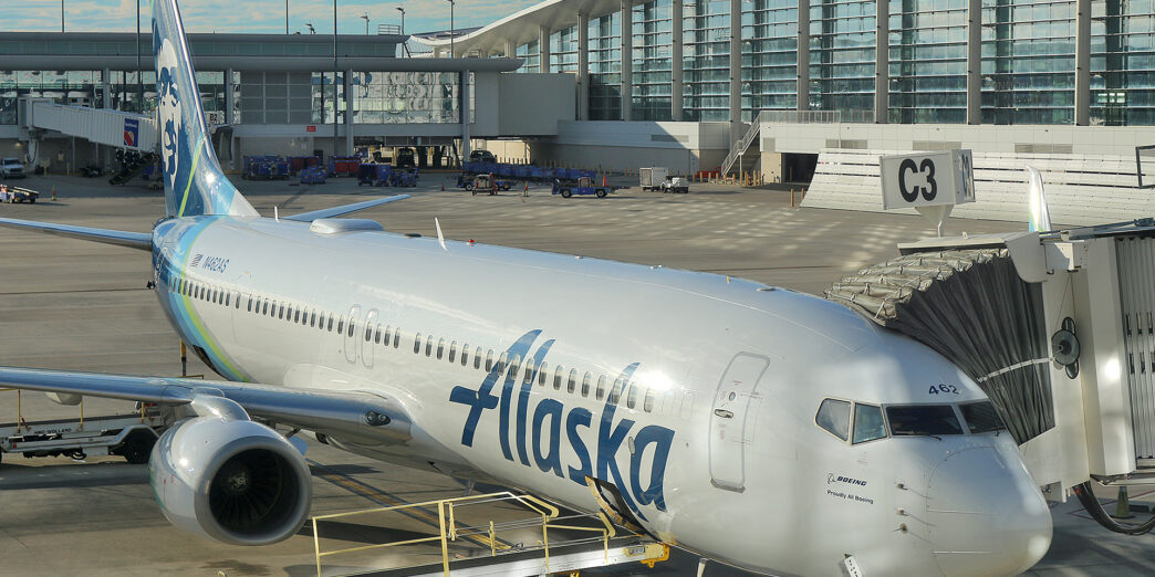 an airplane at an airport
