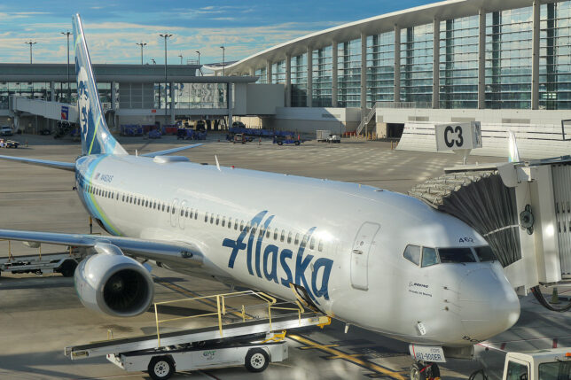 an airplane at an airport