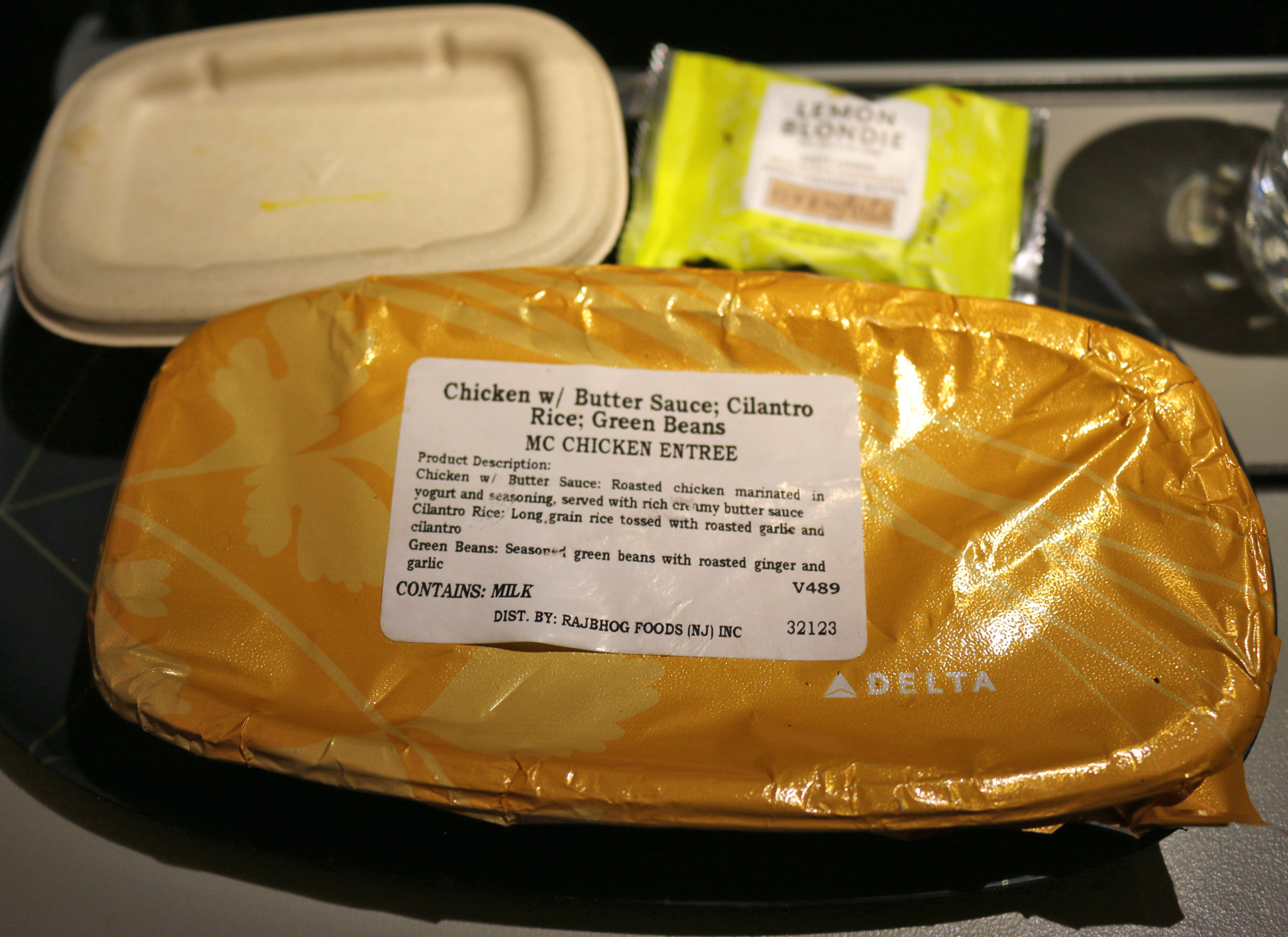 a package of chicken sauce