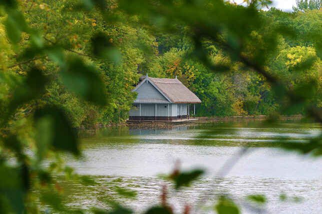 a house on the water