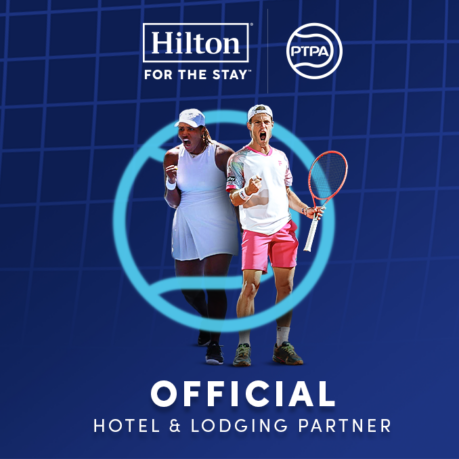 a man and woman holding tennis rackets