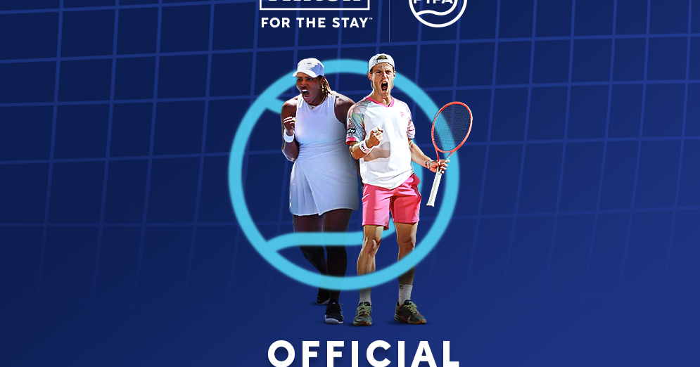 a man and woman holding tennis rackets