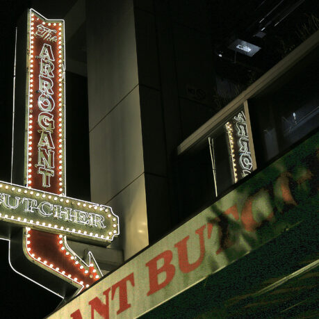 a sign on a building