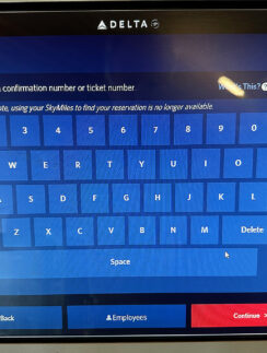 a computer screen with a keyboard