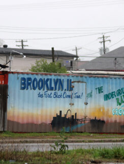 a train car with graffiti on it