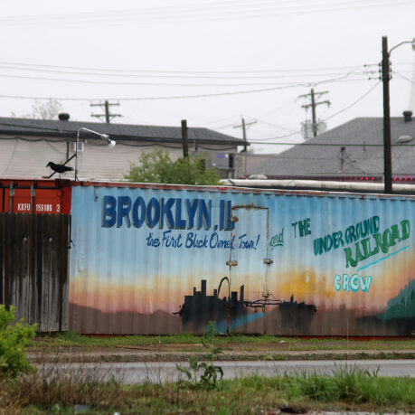 a train car with graffiti on it