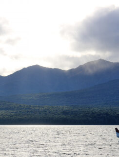a plane on the water
