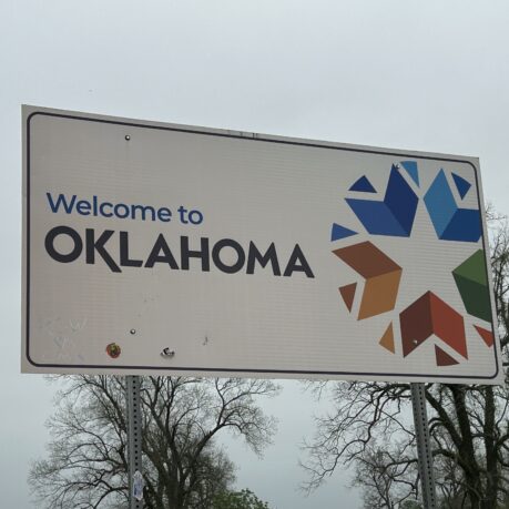 a sign with text and a star