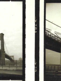 a bridge with a bridge in the background