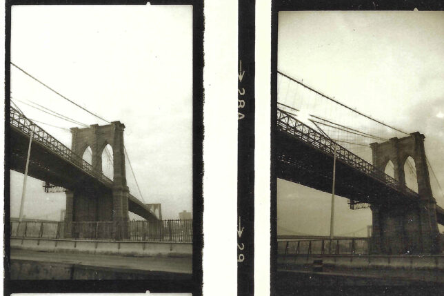 a bridge with a bridge in the background