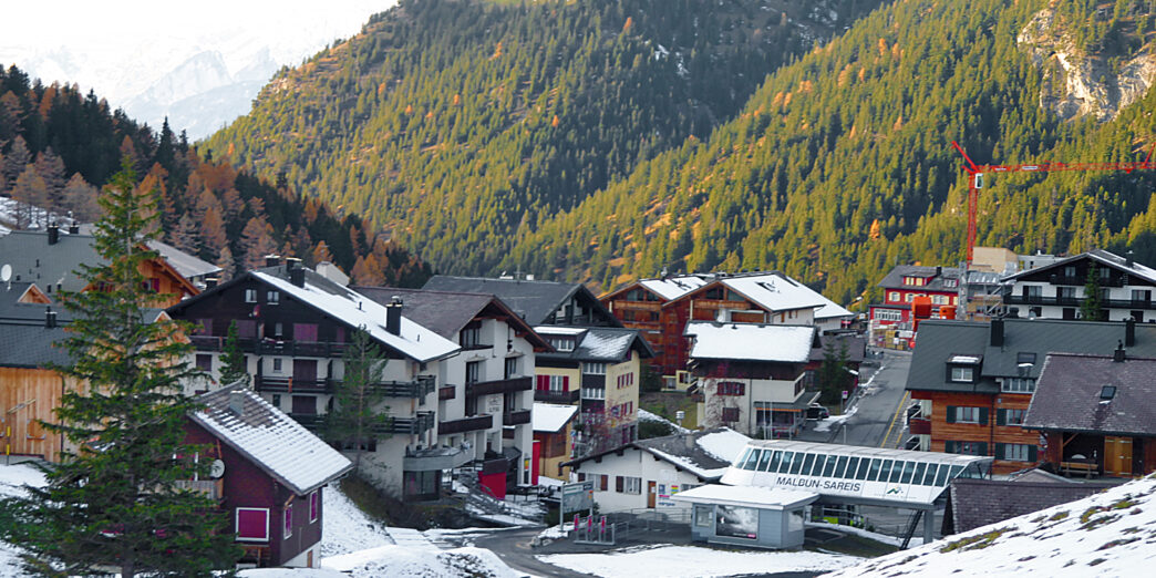 a town in the mountains