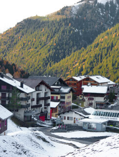 a town in the mountains