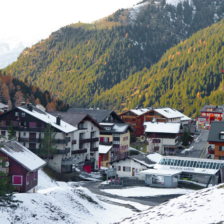 a town in the mountains