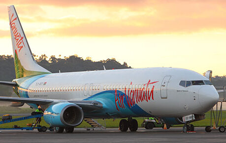 a large airplane on the runway