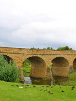 Richmond Bridge over a river
