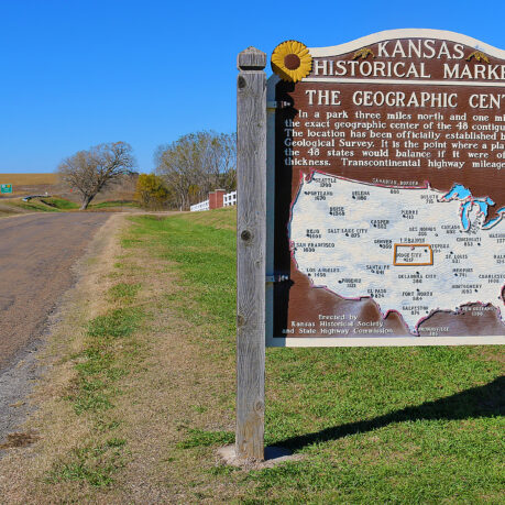 a sign with a map on it