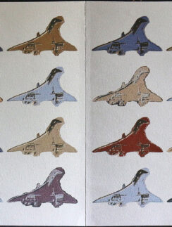 a group of colorful planes