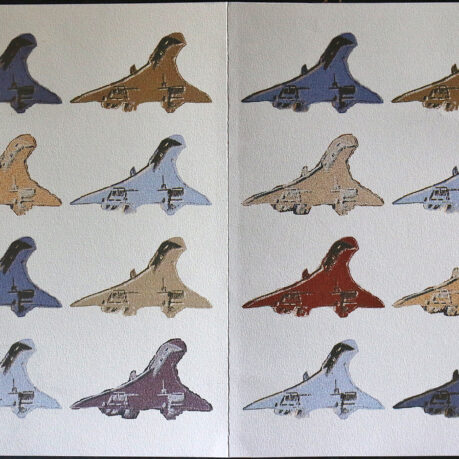 a group of colorful planes