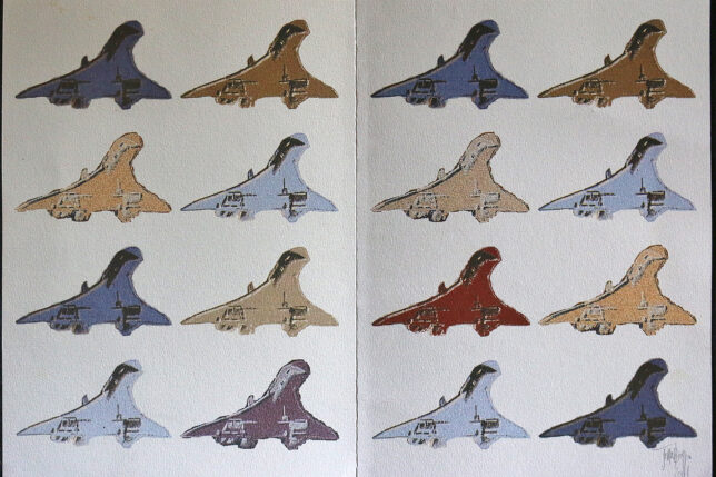 a group of colorful planes