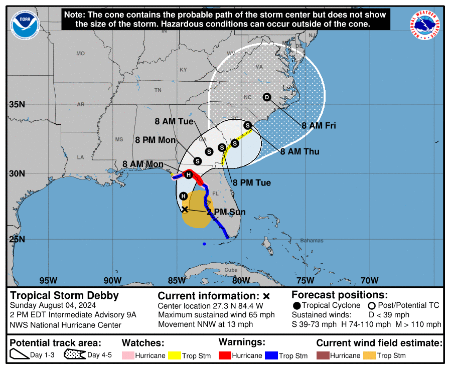 a map of a hurricane