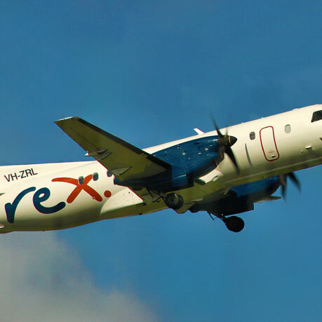 a plane flying in the sky